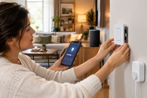 Installing a smart switch as part of smart home setup